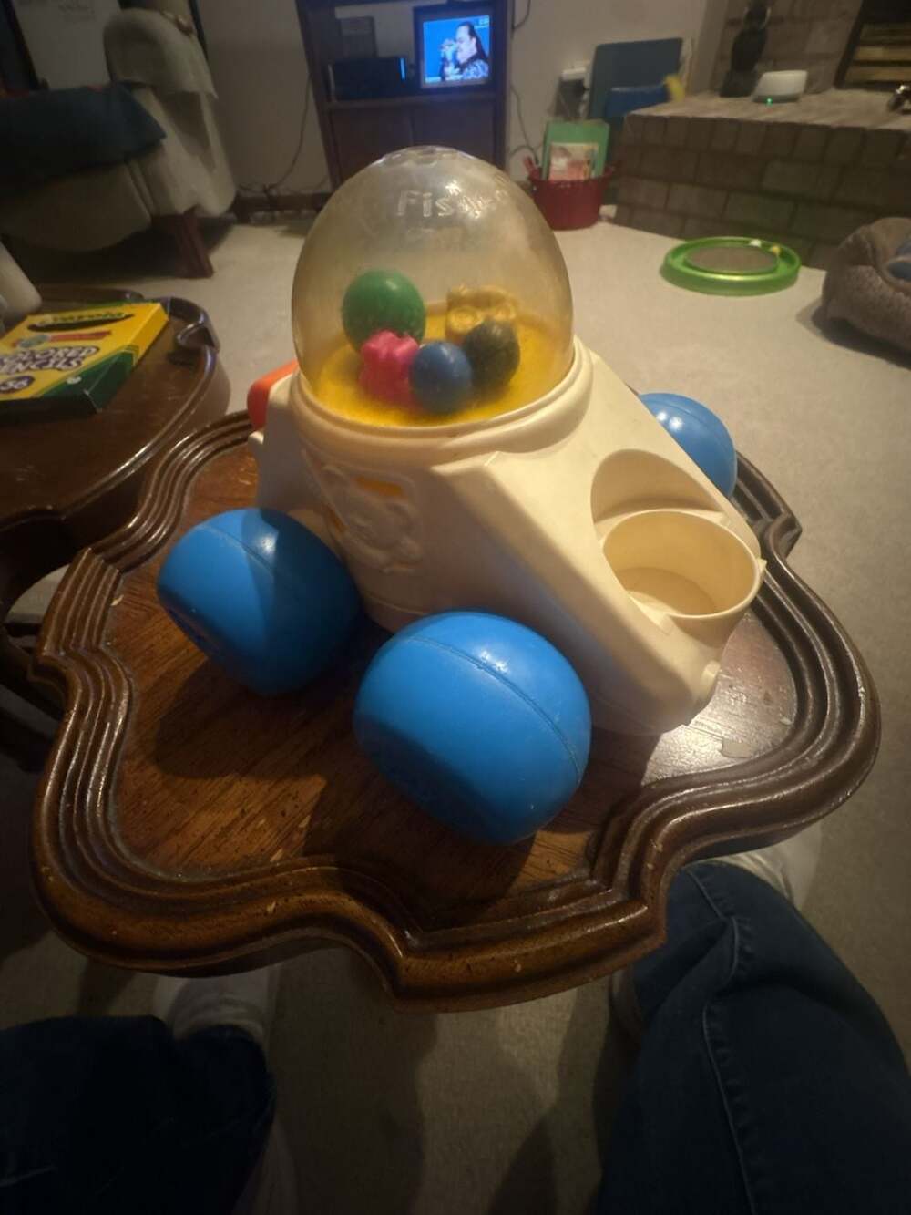 Vintage 1987 Fisher-Price Poppity Pop Car 1011 toy